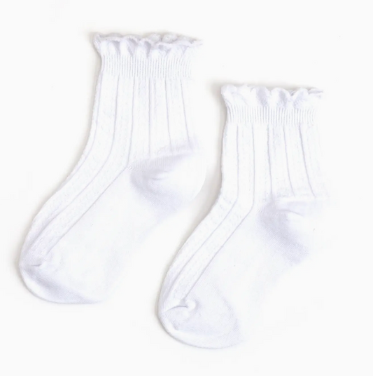 White Frill Socks