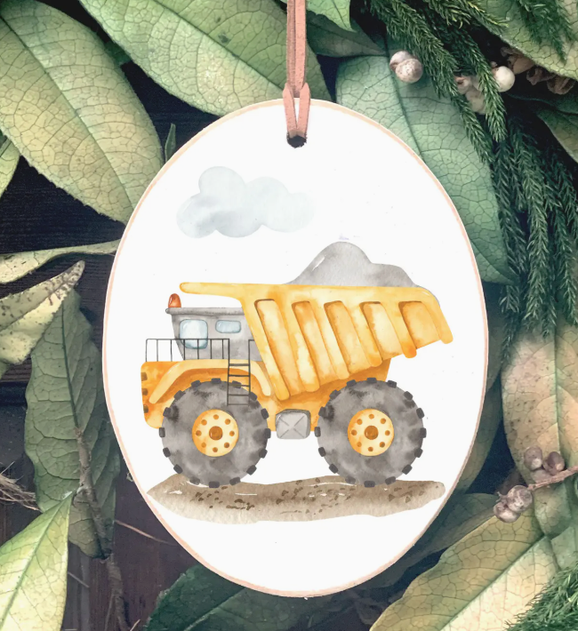 Dump Truck Ornament