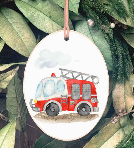 Firetruck Ornament