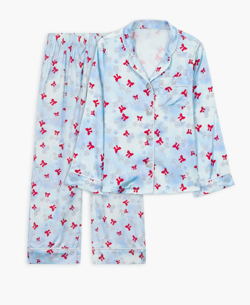 Disco Cherries Satin Pajamas