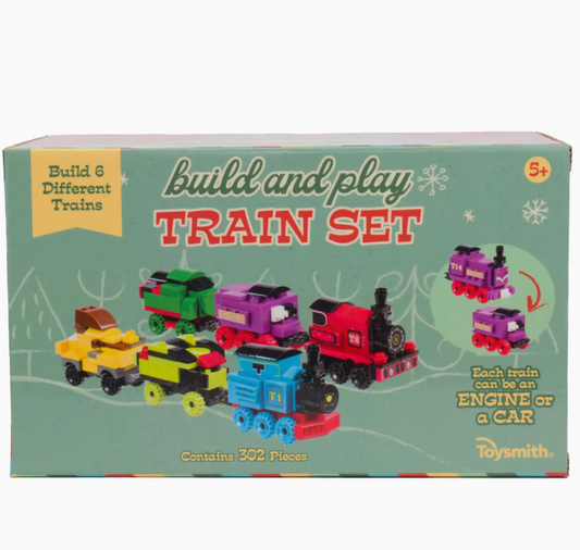 Build & Play Train Set