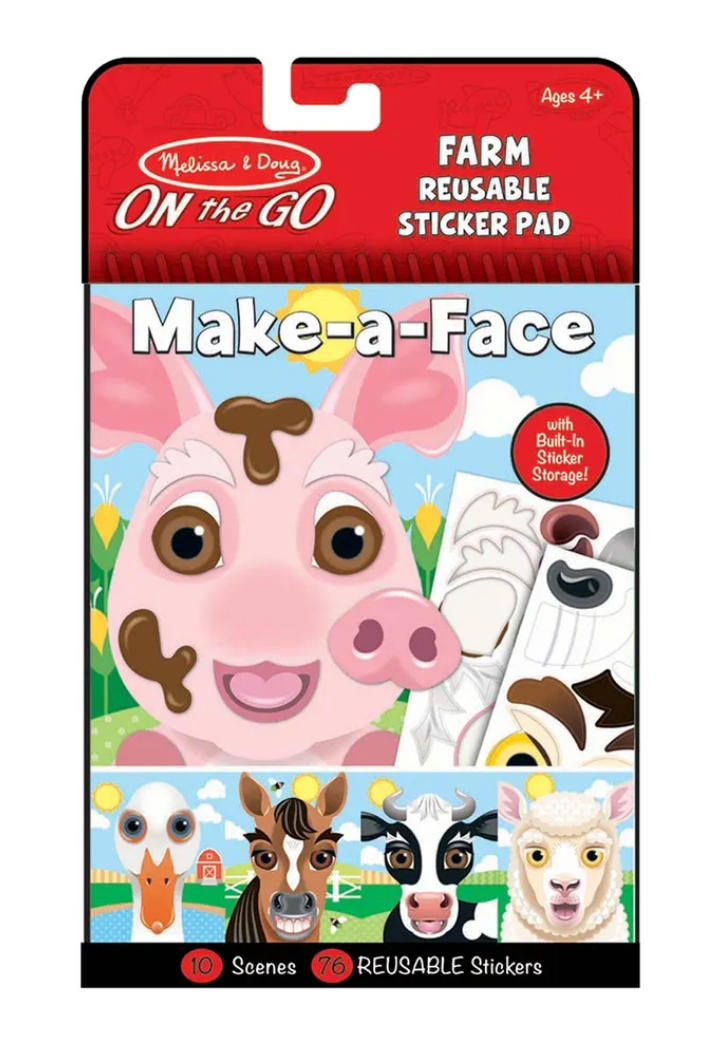Make-a-Face Reusable Sticker Pad