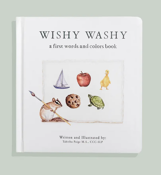 Wishy Washy: A Board Book of First Words and Colors