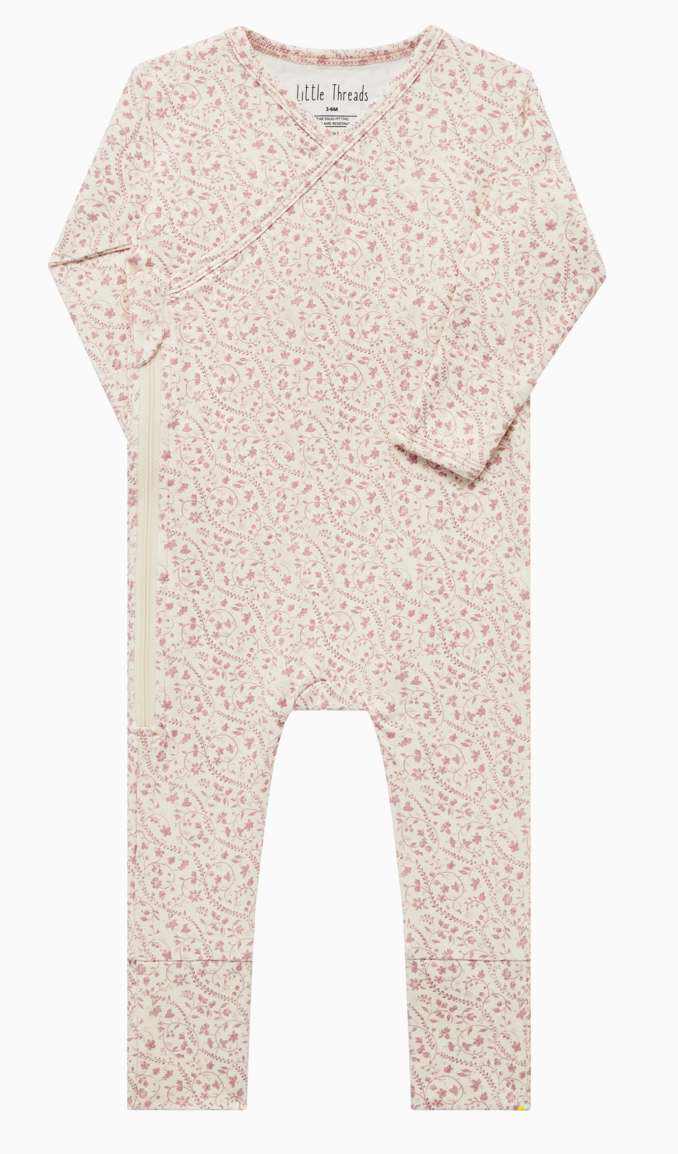 Mauve Vine Wrap Footie