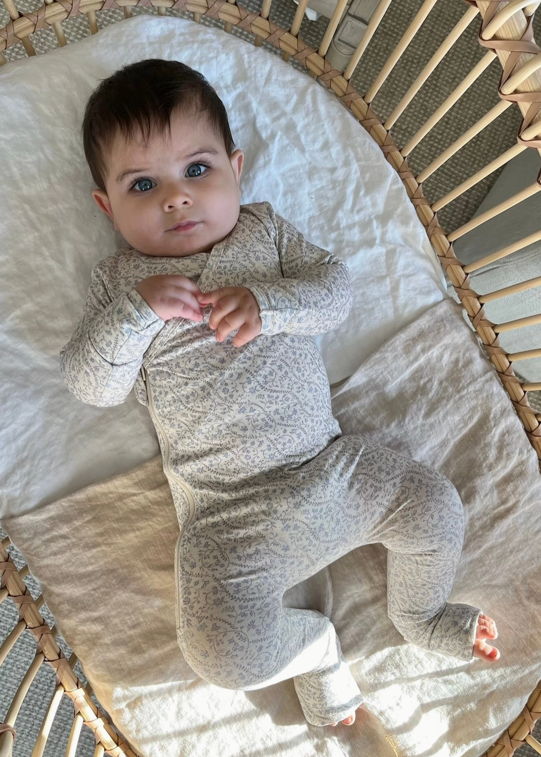 Bluebell Vine Bamboo Wrap Footie