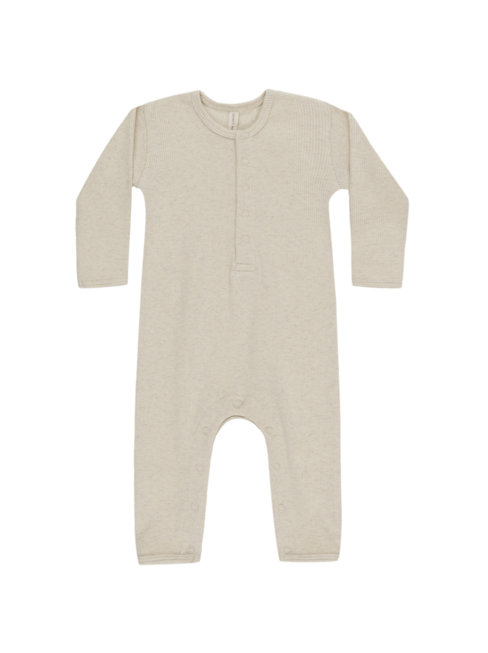 Ribbed Jumpsuit Oatmeal