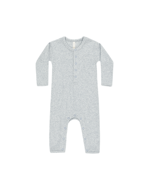 Ribbed Jumpsuit Dusty Blue