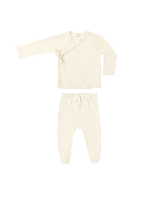 Wrap Top + Bottom Set Ivory