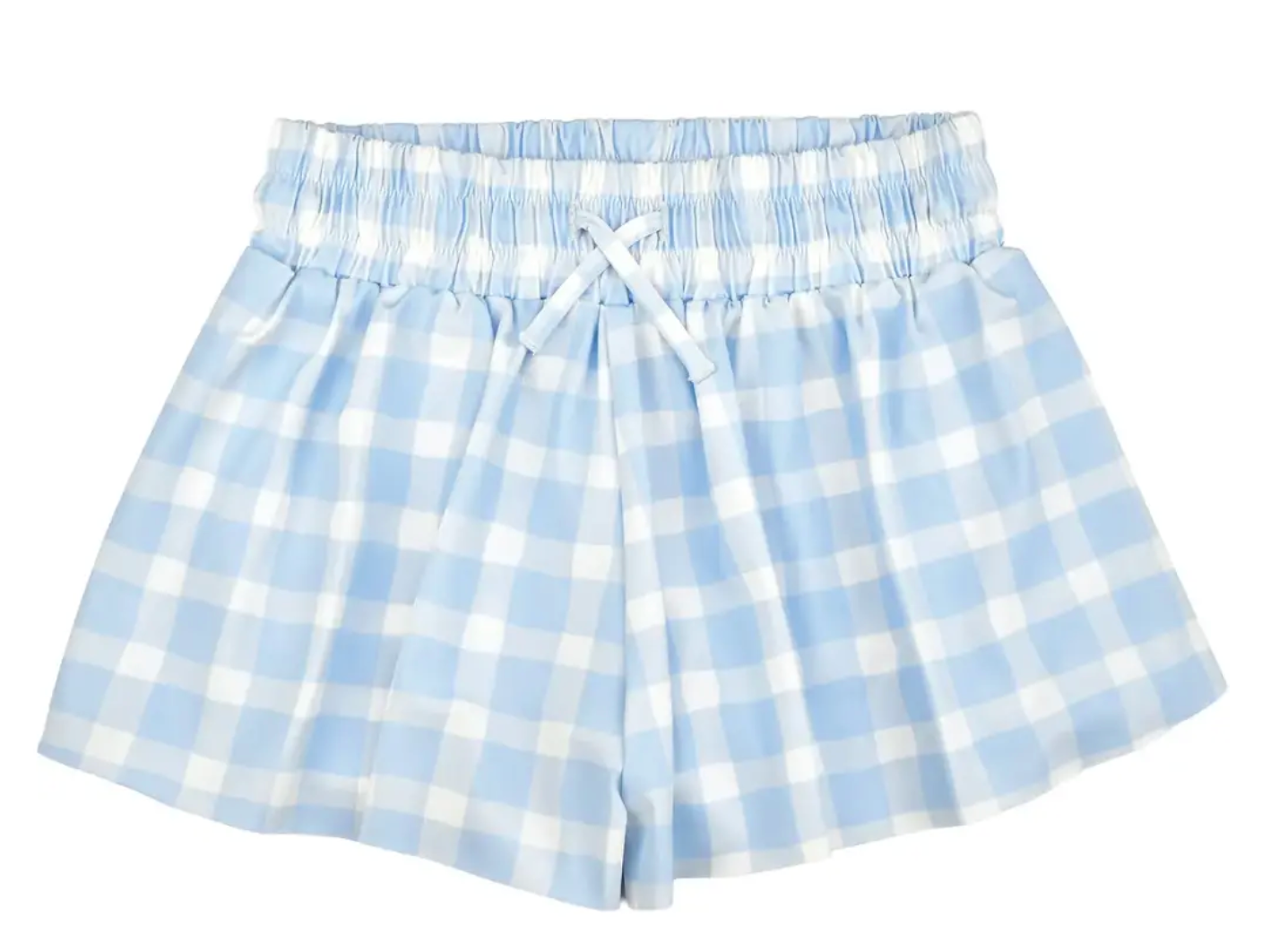Blue Gingham Butterfly Shorts