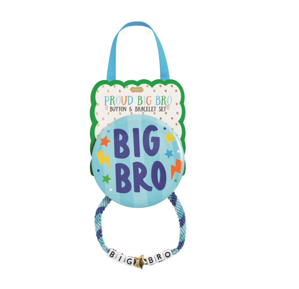 Blue Big Bro Pin + Bracelet