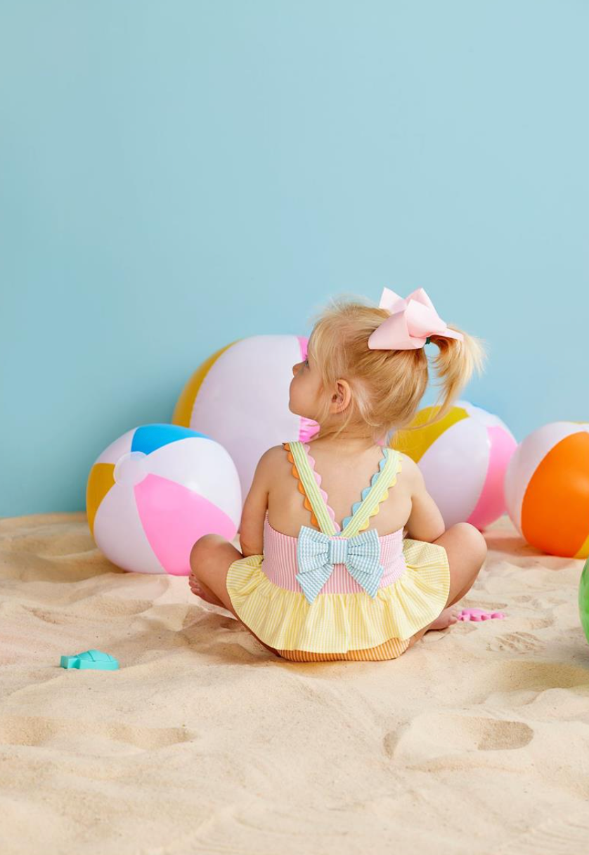 Ric Rac Seer Sucker Swimsuit