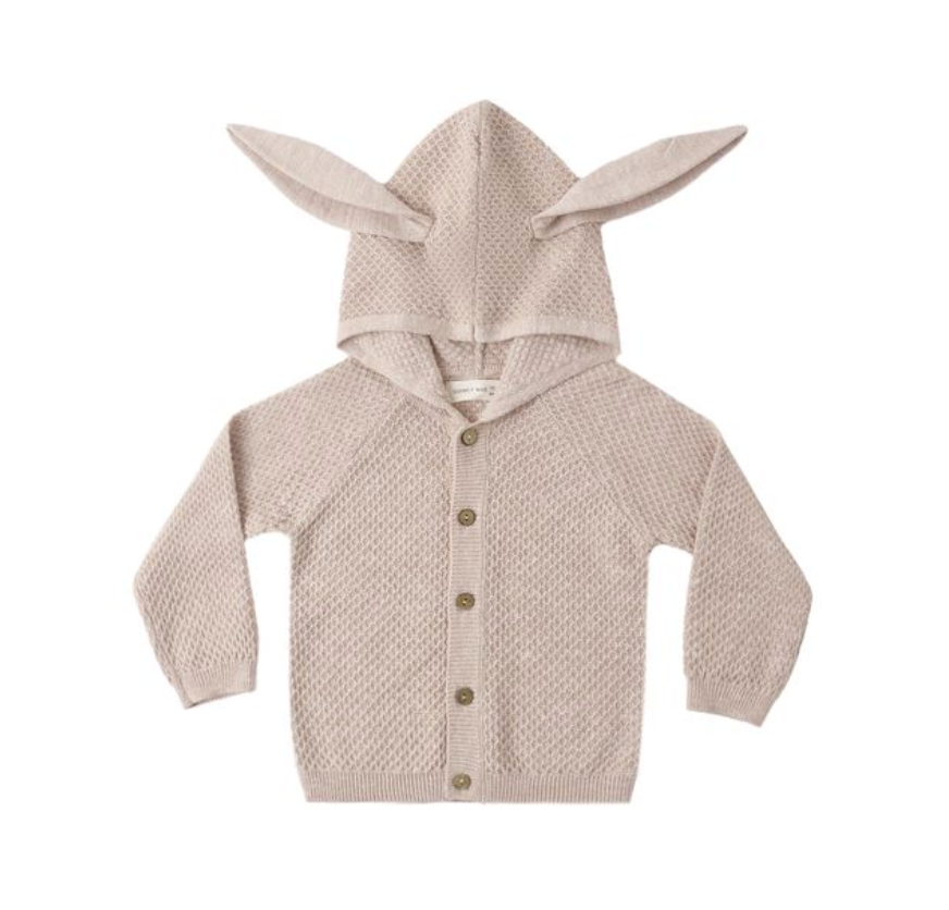 Bunny Knit Sweater || Heathered Latte