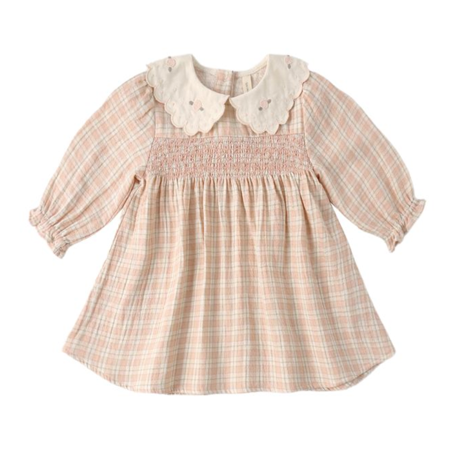 Callie Dress || Pink Plaid