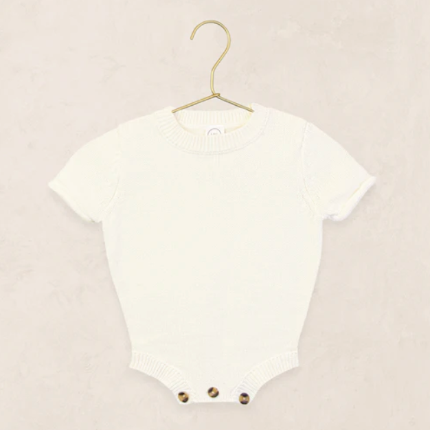 Ivory Knit Onesie