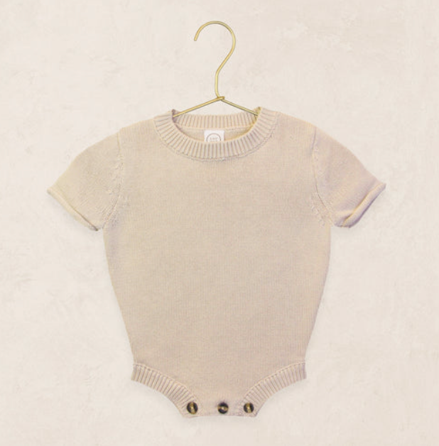 Tan Knit Onesie
