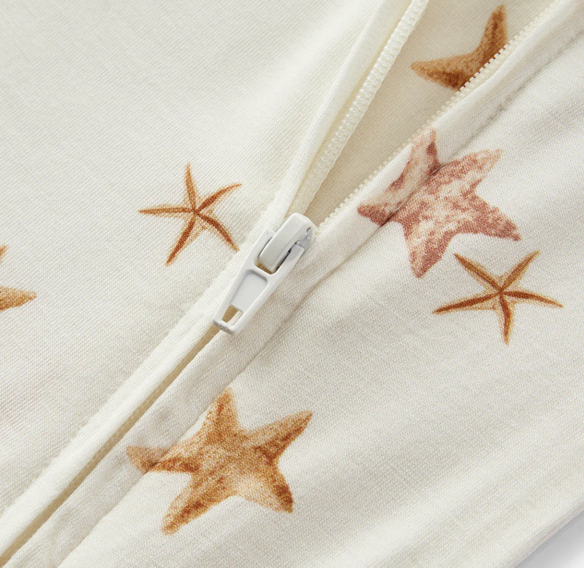 Luxe Stretch Zipper Pajama Starfish Dreams