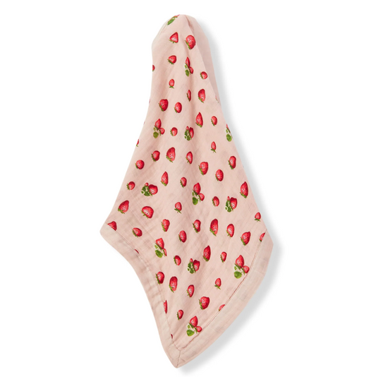 Bamboo Mini Lovey Strawberry