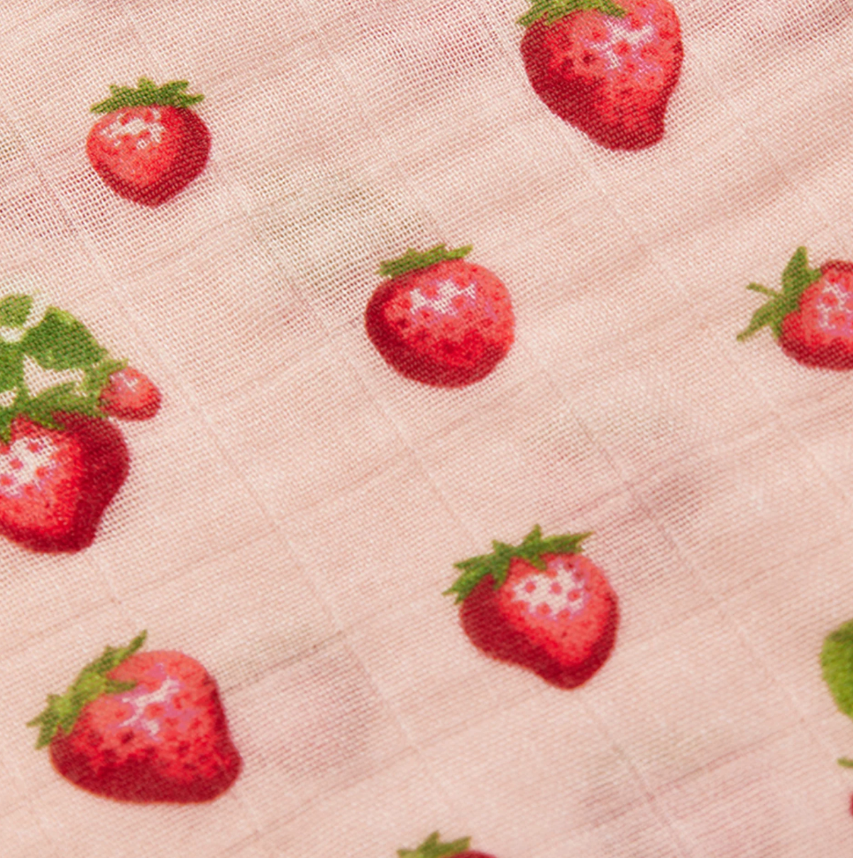 Bamboo Mini Lovey Strawberry