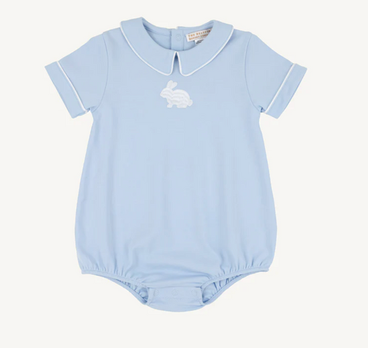 Short Sleeve Biltmore Bubble with Bunny Embroidery