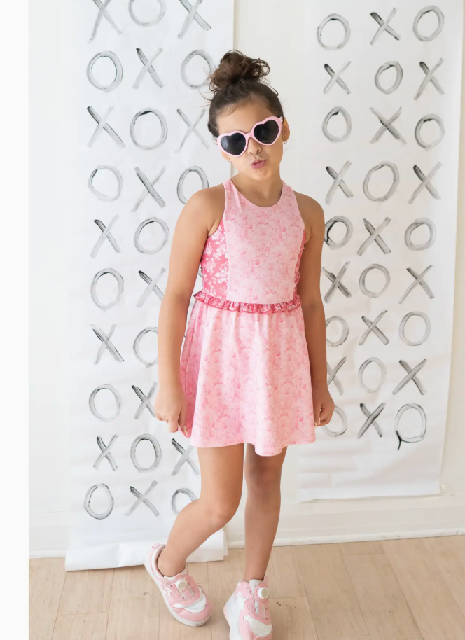 Athletic Dress - Pink Peony