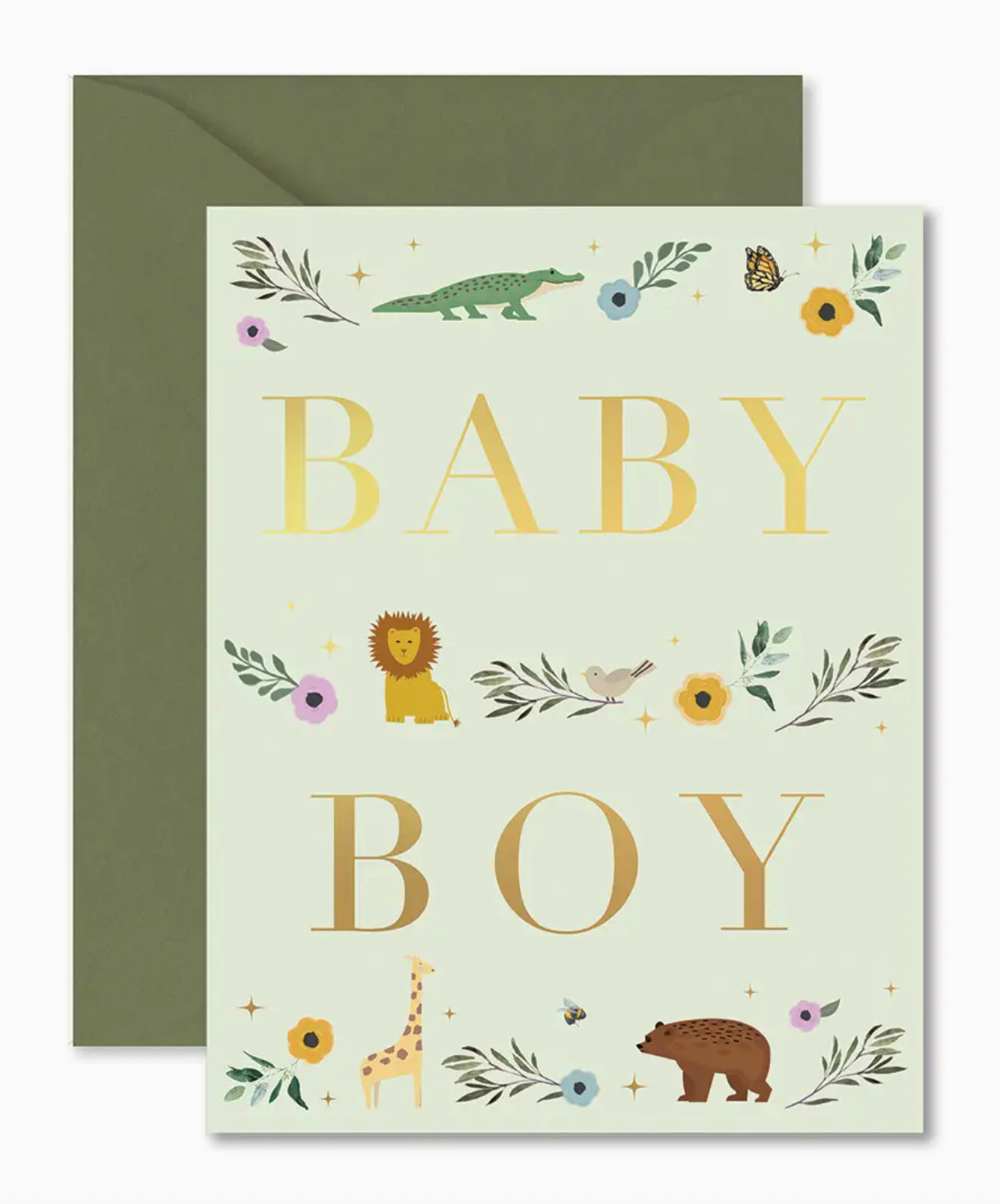 Baby Boy Storybook Greeting Card