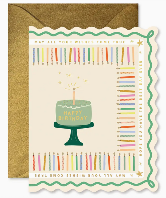 Birthday Cake Greeting Card