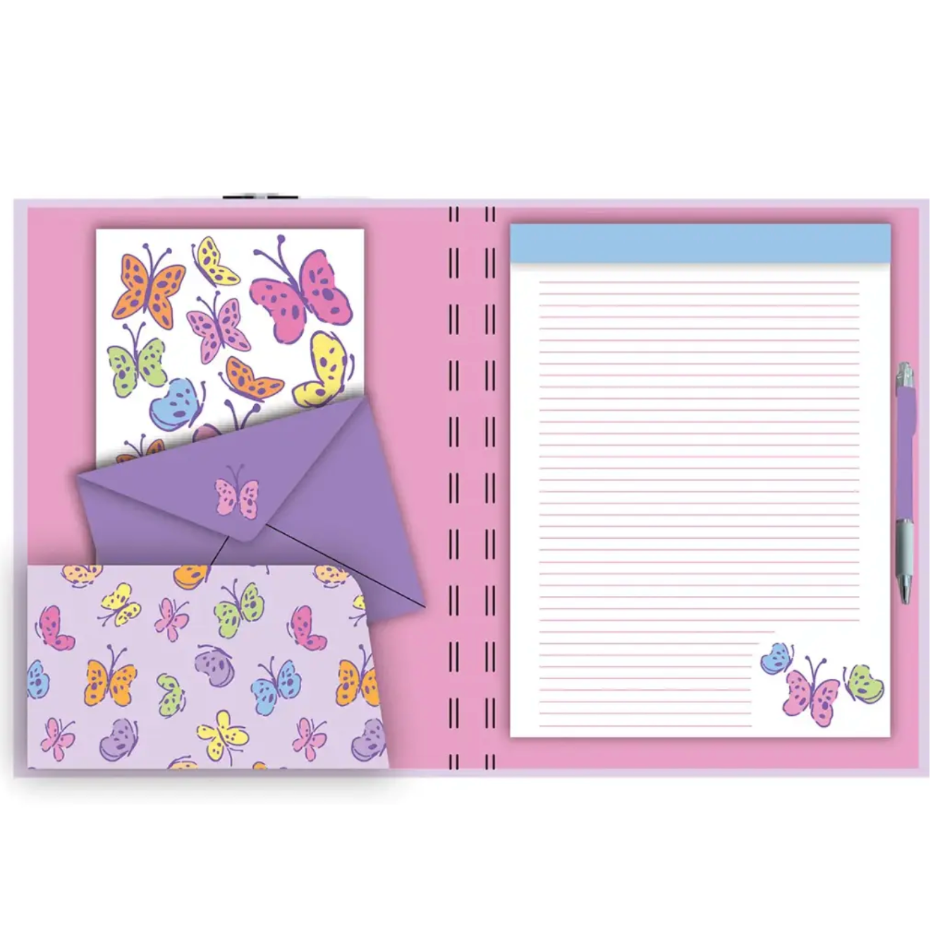 Bright Butterflies Clip Board Set