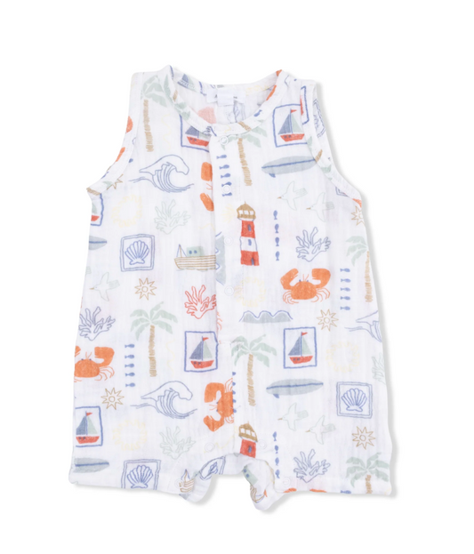 Club Mediterranean - Sleeveless Shortie Romper