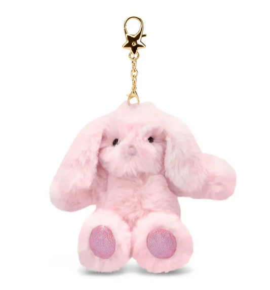 Pink Bunny Bag Charm