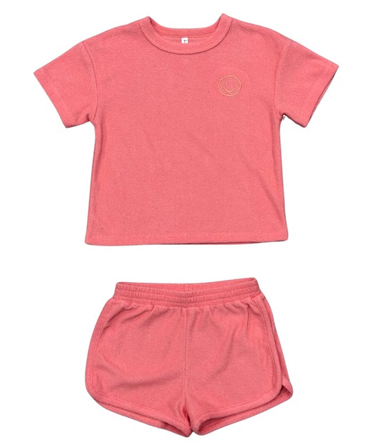 SHORT SLEEVE COTTON TERRY SET