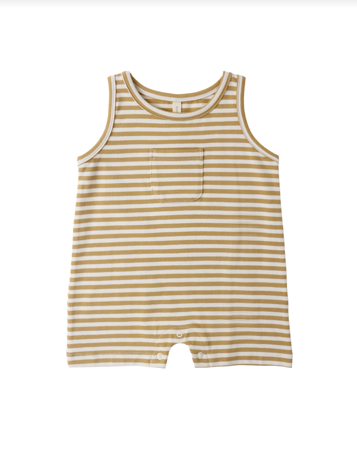 Sleeveless One-Piece || Honey Stripe