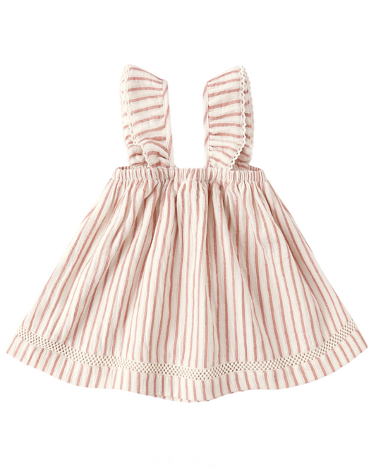Ruffle Tank Dress || Vintage Stripe