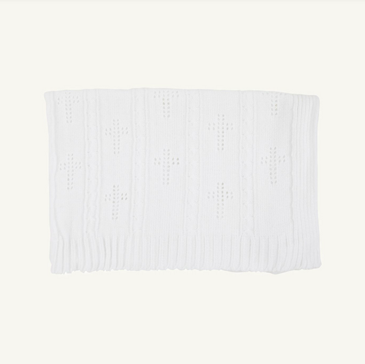 Pointelle Bailey Baby Blanket