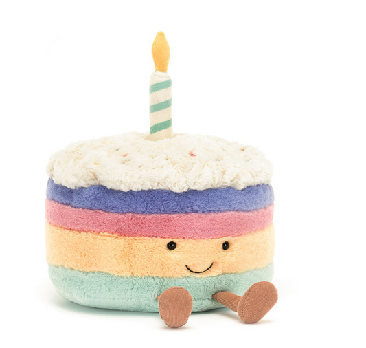 Amuseables Rainbow Birthday Cake