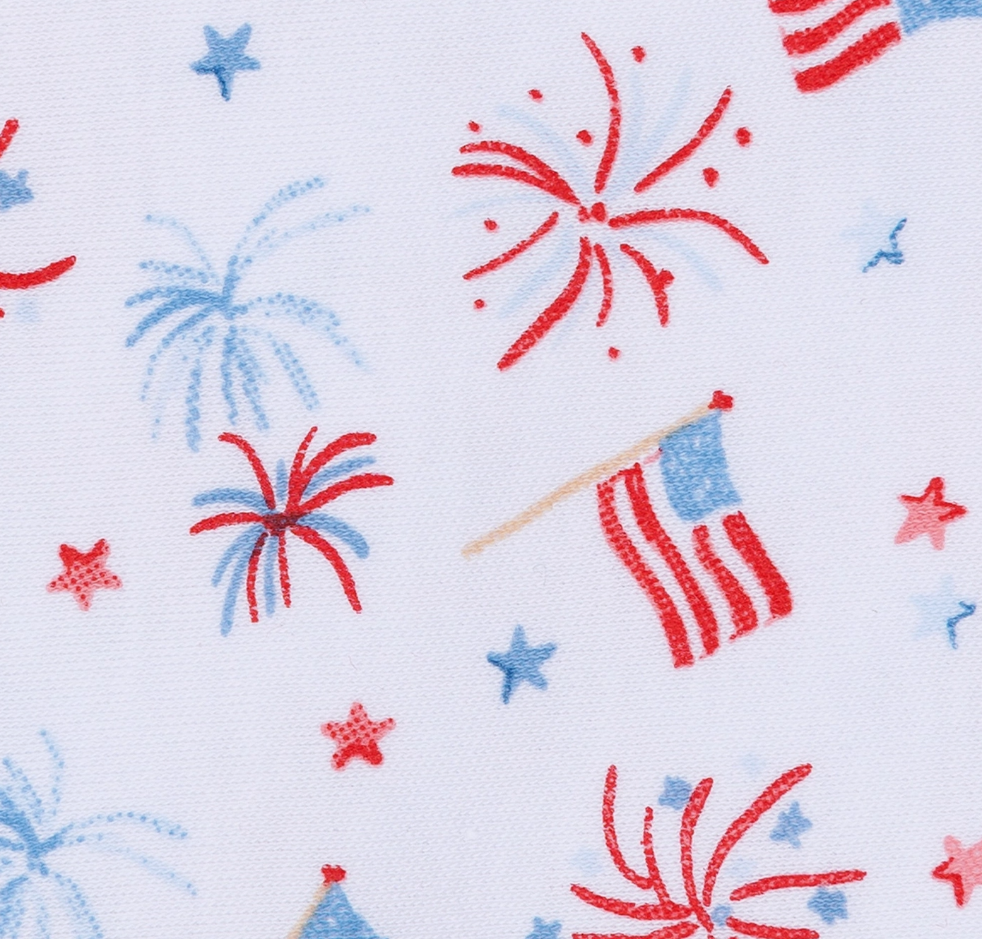 A Sparkly Fourth Print Flutters Bubble