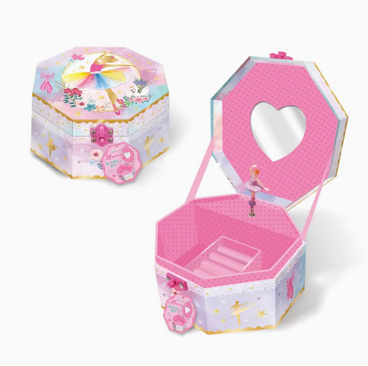 Musical Jewelry Box with Figurine, Ballerina Beauties