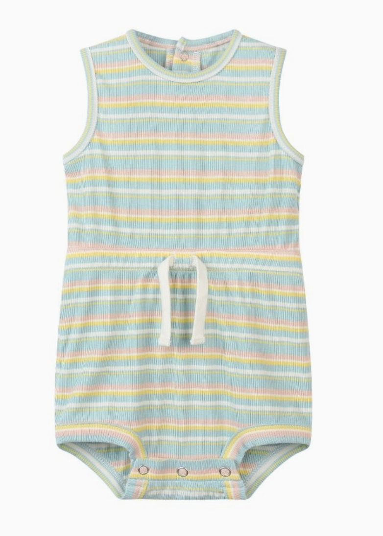 Maisie Bubble in Blue Multi Stripe