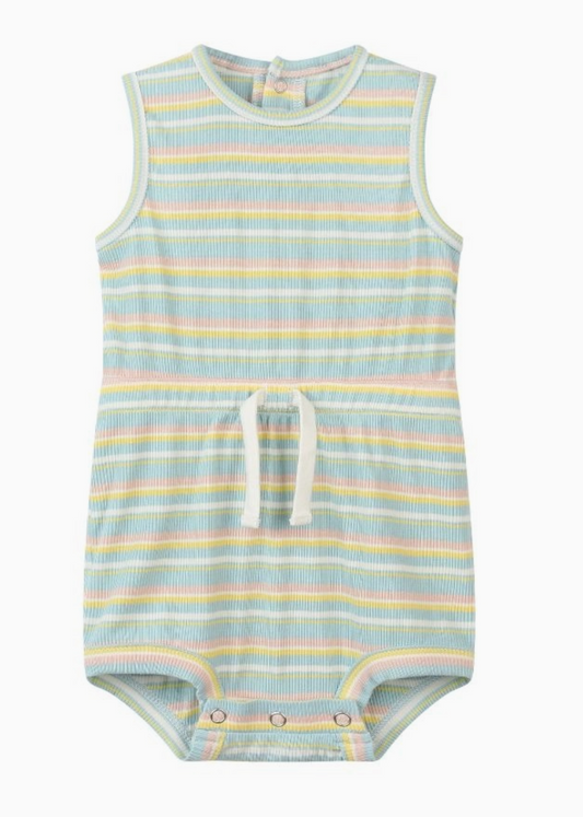 Maisie Bubble in Blue Multi Stripe
