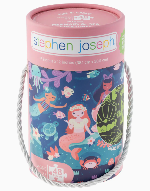 Glow In The Dark Puzzle - Mermaids