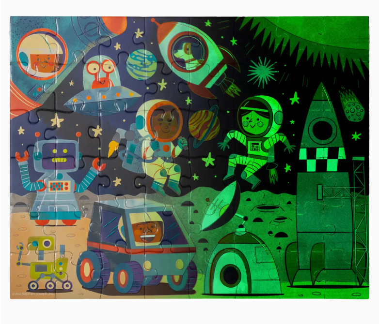 Glow In The Dark Puzzle - Space