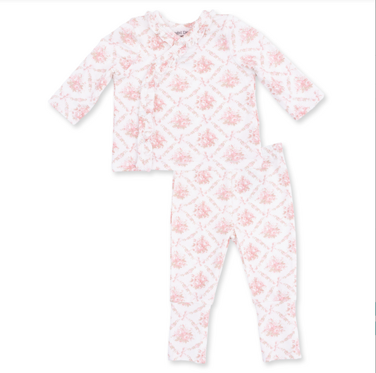 Rose Bow Lattice - Take Me Home Set with Convertible Pant