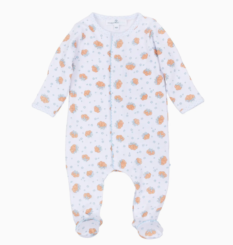 Prettiest in the Patch Print Ruffle Footie