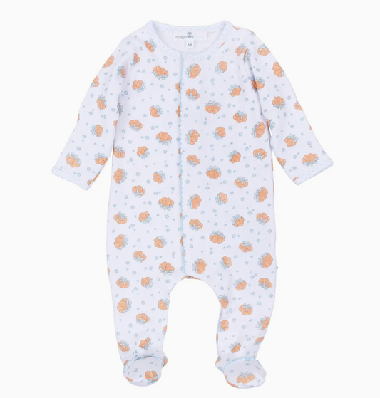 Prettiest in the Patch Print Ruffle Footie