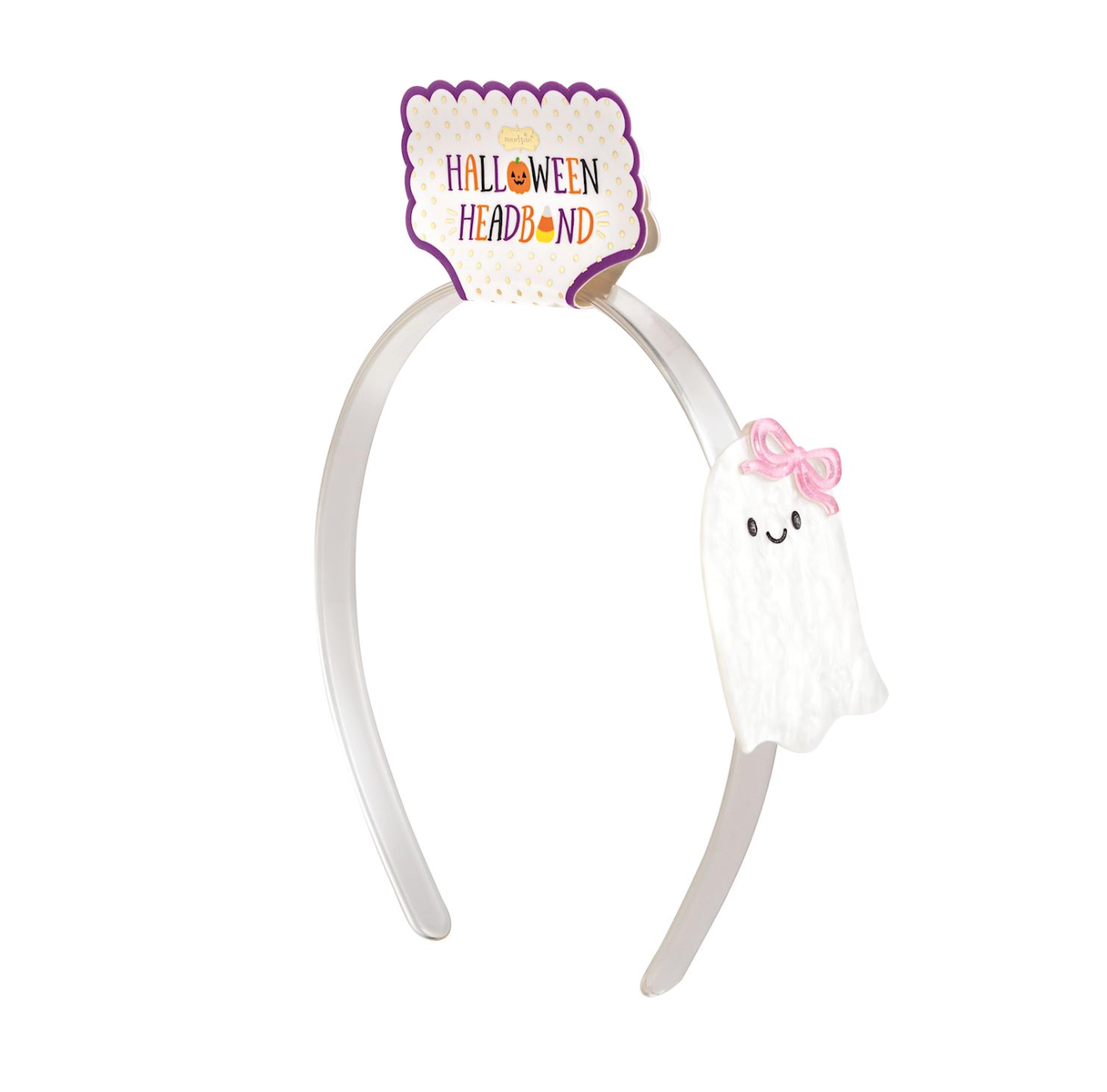 Ghost Halloween Acrylic Headband