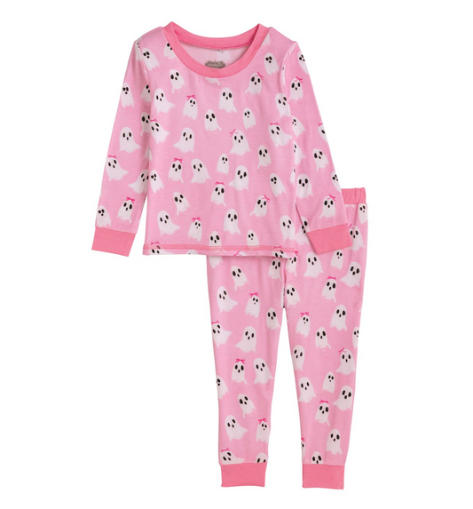 Pink Ghost PJ Set