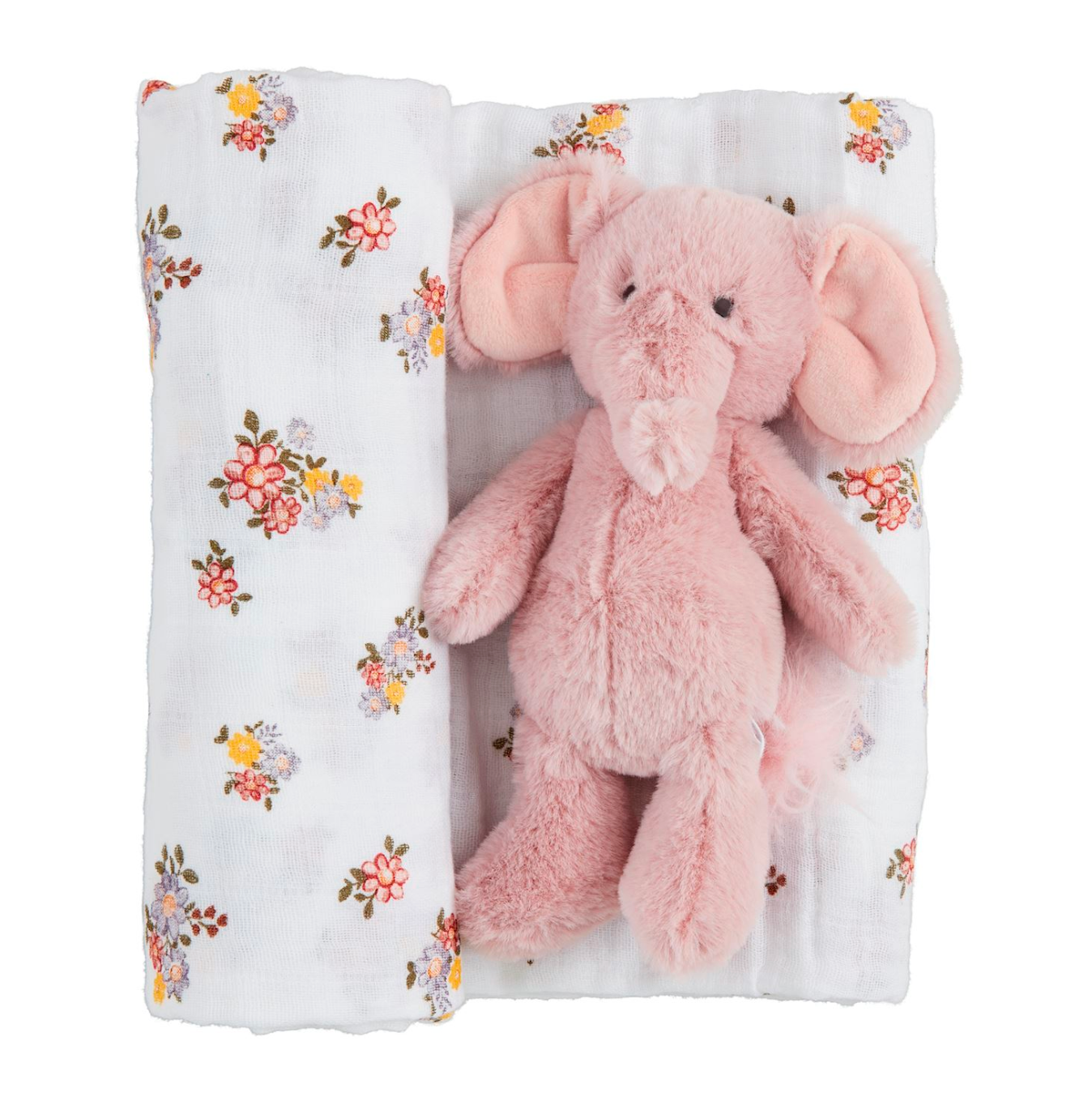 Swaddle & Rattle Set
