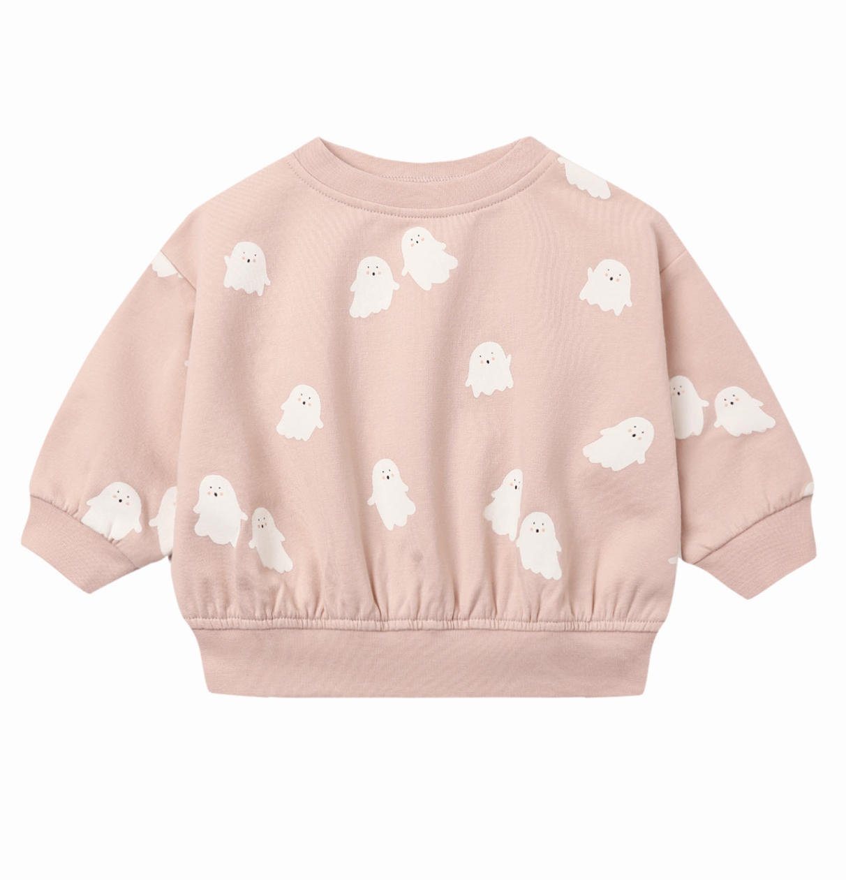 RELAXED FLEECE SWEATSHIRT SWEET GHOST