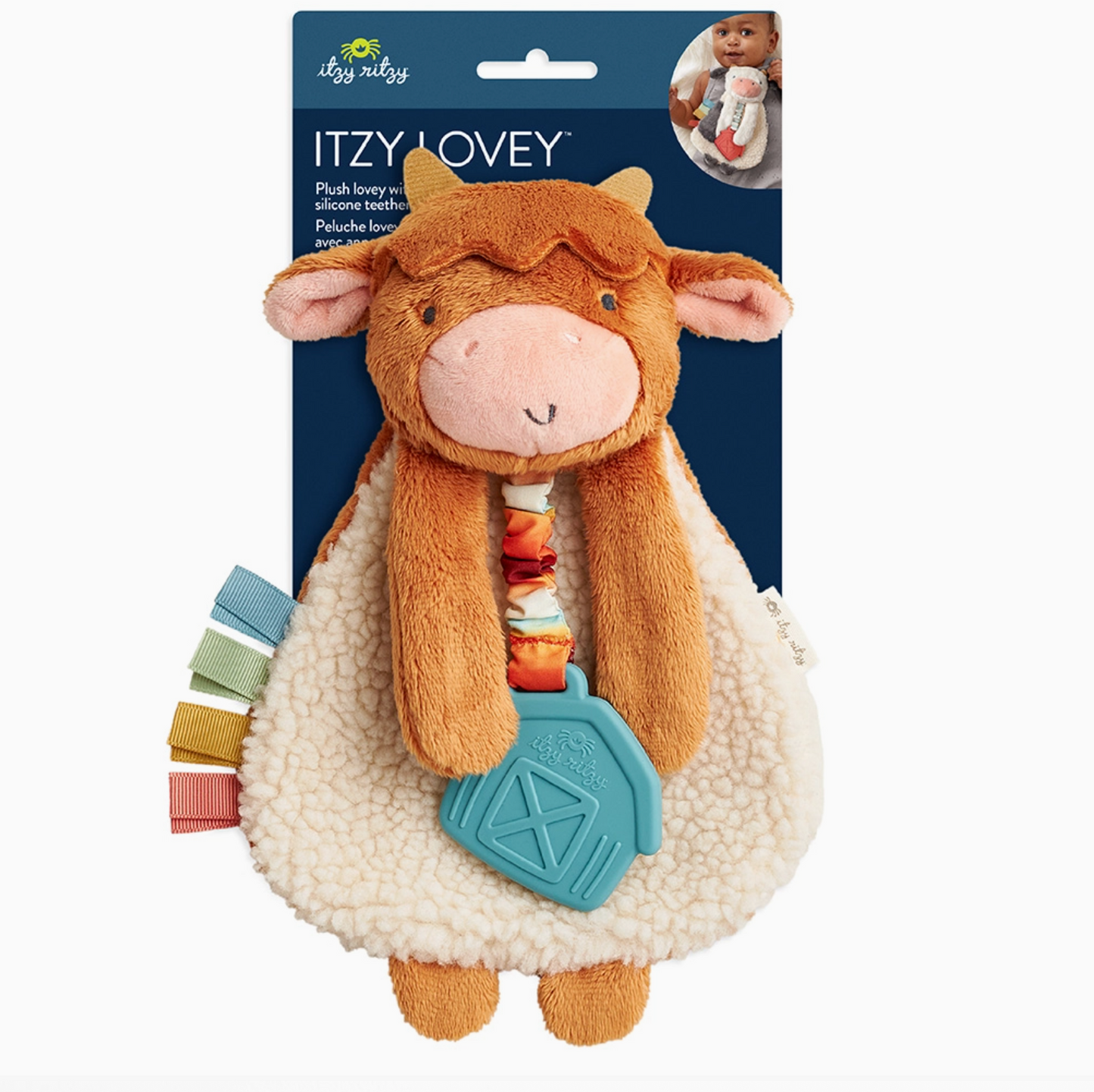 Highland Cow Itzy Friends Lovey™ Plush
