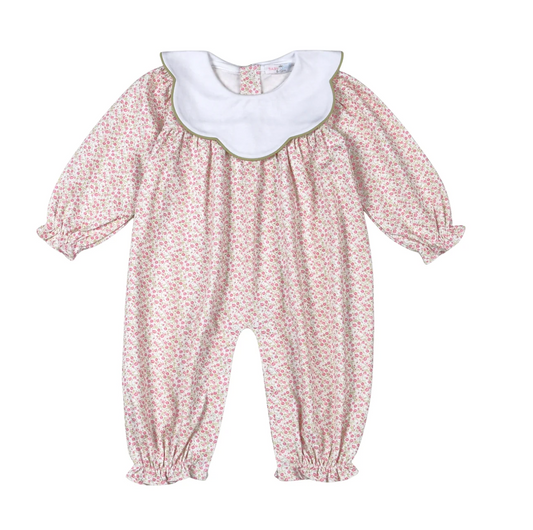 Melody Pima Scallop Collar - Romper