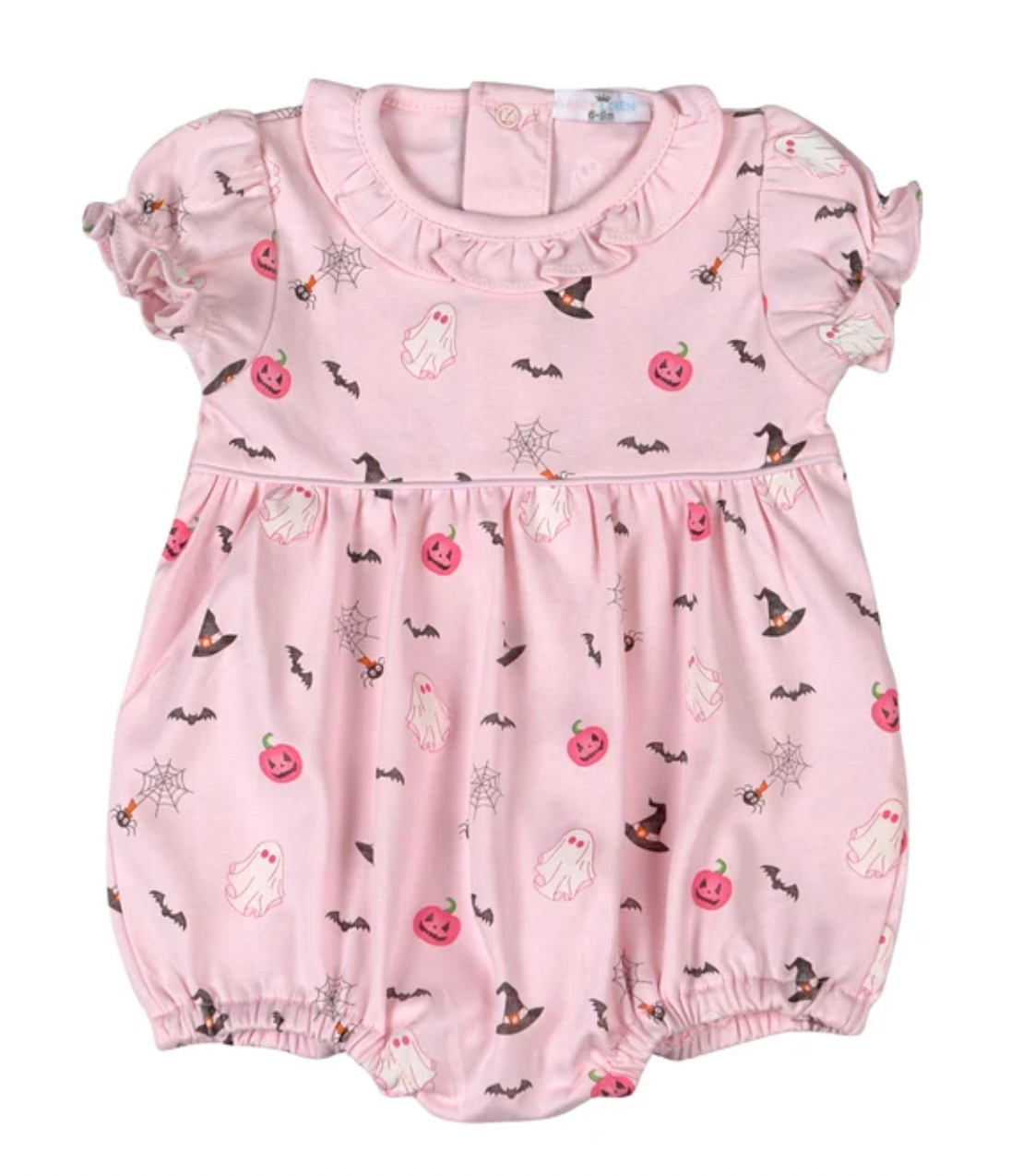 Spookie Time Pima scalop collar Bubble